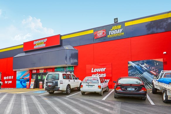 Super Retail Group, which owns the SuperCheap Auto and Rebel brands, slid 6 per cent on Thursday.