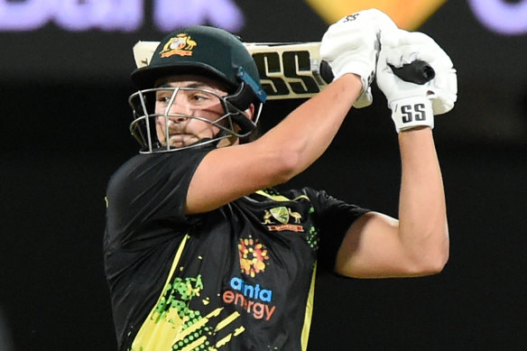 Tim David’s power hitting has become an import part of Australia’s T20 World Cup campaign.