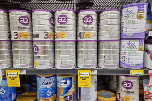 A2 milk powder baby hot sale