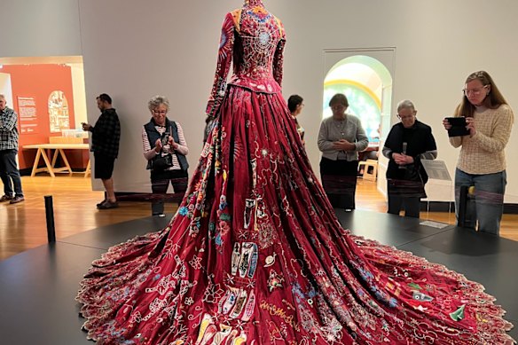 The Red Dress: The world's largest collaborative embroidery
