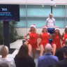 ‘Like the ’80s’: Seven’s ‘sexy Santa’ dancers leave staff scratching their heads