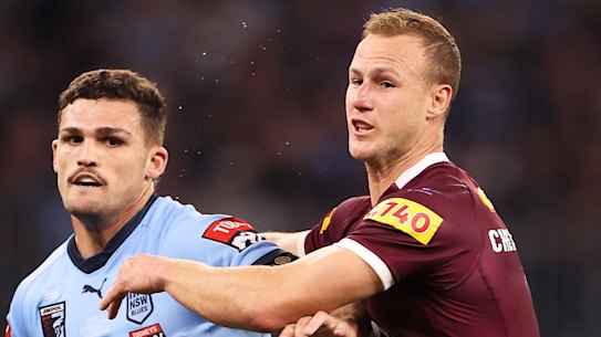 Daly Cherry-Evans and Nathan Cleary’s jostling for the Australian No.7 jumper continues.