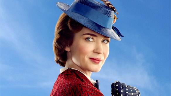 Emily Blunt as Mary Poppins.