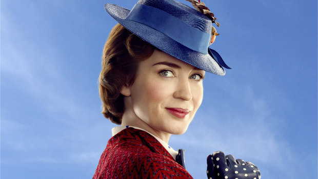 Emily Blunt as Mary Poppins.