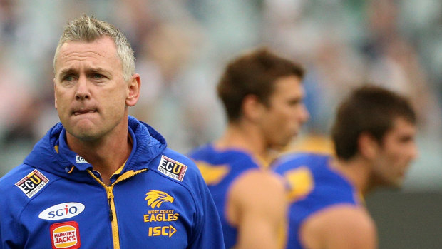 Adam Simpson was not happy with his team's last performance.