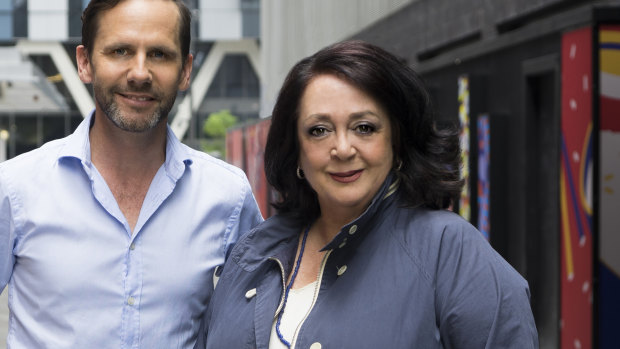 ABC Sydney hosts Robbie Buck and Wendy Harmer.