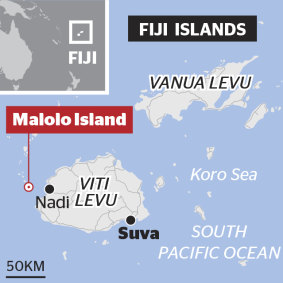 Malolo Island in Fiji.