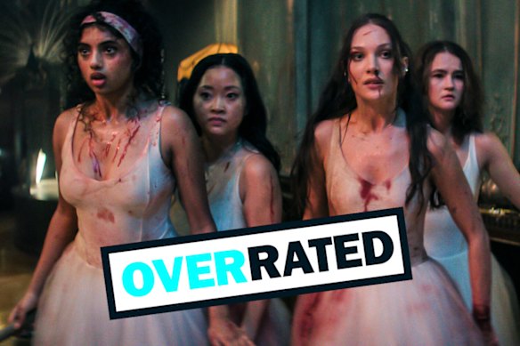Avantika, Lana Condor, Maddie Ziegler and Millicent Simmonds are killer ballerinas in <i>Pretty Lethal</i>.