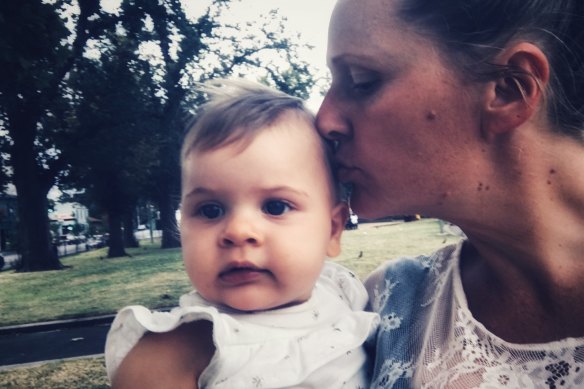 Amanda Bingham and her daughter Daniella.