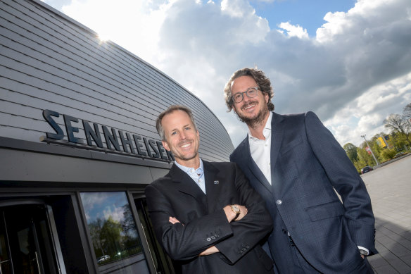 Daniel Sennheiser, left, and Andreas Sennheiser are current co-CEOs of the 75-year-old company. 