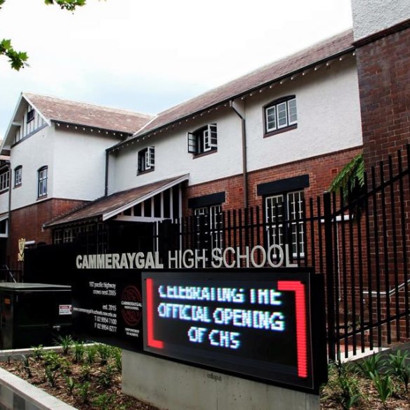 Cammeraygal High School, 10 years old and already full up to dolly’s wax