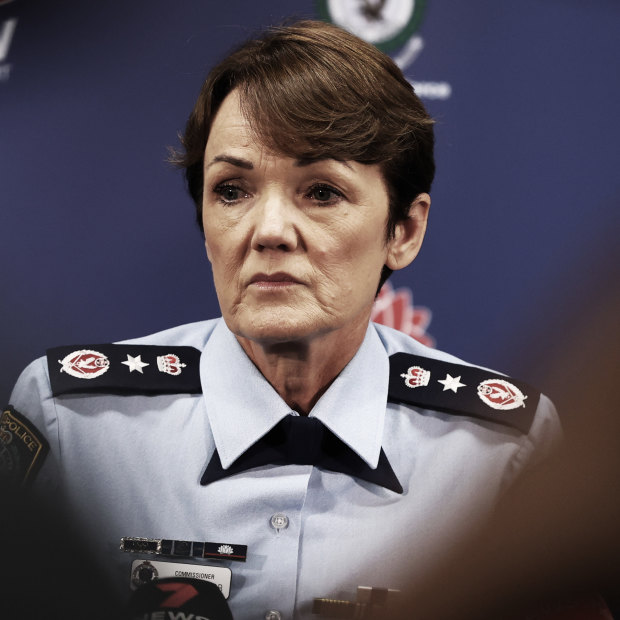 NSW Police Commissioner Karen Webb has been put through the media wringer this week.