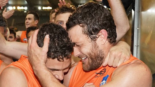 Josh Kelly celebrates. 