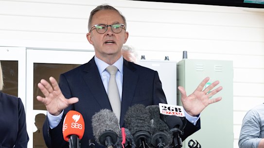 Opposition Leader Anthony Albanese said he’s shaking off Monday’s snafu.