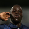 Alou Kuol has lit up the A-League this season, but his days in Central Coast Mariners colours appear to be numbered.