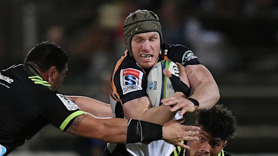 David Pocock was sent to the sin bin in the second half of the clash against the Hurricanes.