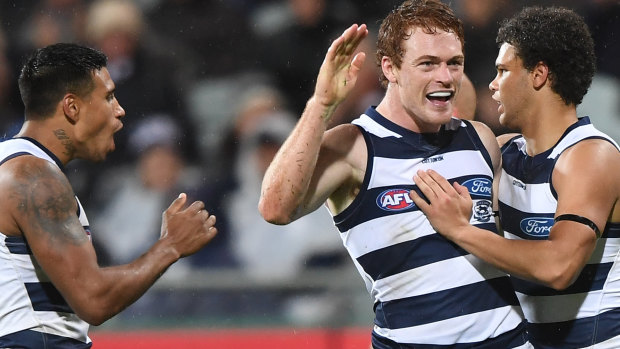 Geelong's new-found pressure has so far paid off for the Cats. 