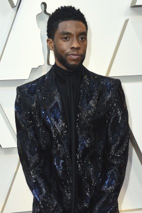 Chadwick Boseman, nominated posthumously for a Golden Globe.