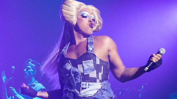 Seann Miley Moore in Hedwig and the Angry Inch.