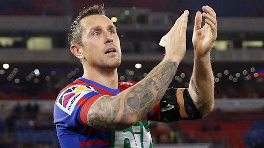 Mitchell Pearce looks almost certain to depart the Knights. 