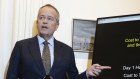 Bill Shorten launched an NDIS cost tracker in Parliament House on Thursday.