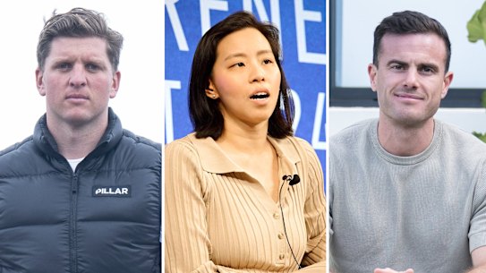Damien Fitzpatrick, Kim Teo and Frank Greeff