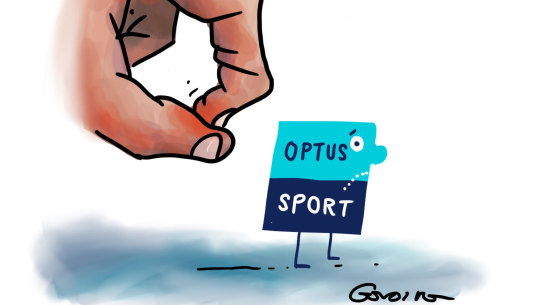 Optus Sport has been flicked aside by a newcomer.