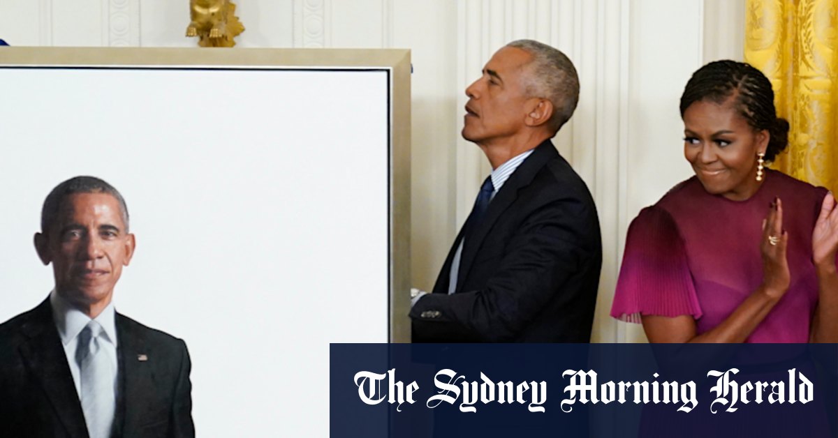 Barack Obama's White House portrait painting revealed to gasps - Vimarsana News