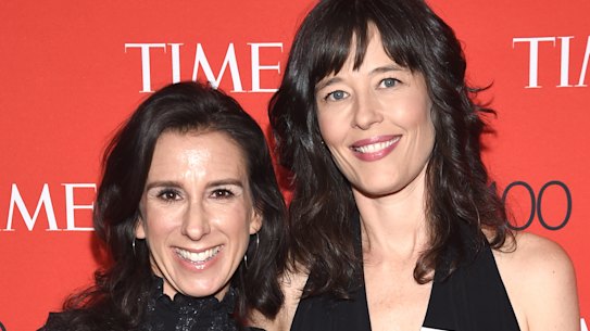 Jodi Kantor, left, and Megan Twohey attend the Time 100 Gala celebrating the 100 most influential people in the world in New York in 2018. 