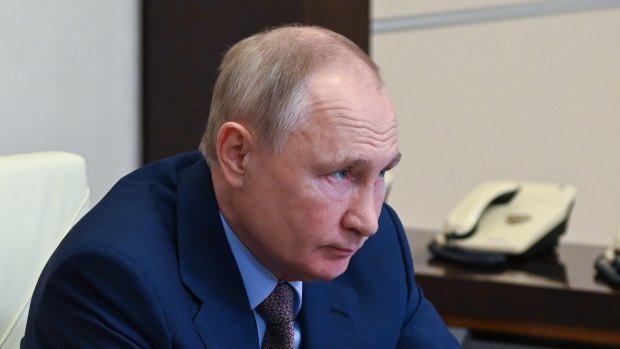 Crackdown under way: Russian President Vladimir Putin.