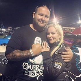 Nick Martin and his wife Amanda.