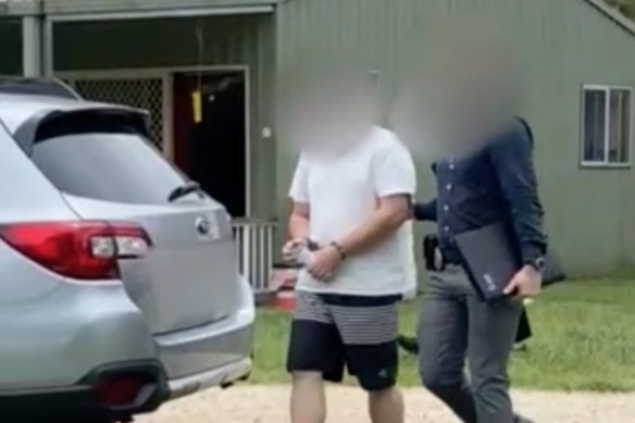 A 30-year-old man arrested by police outside Port Macquarie is accused of abusing a child and posting the videos on the dark web. He was tracked by a specialist team that pieces together details from abuse videos.