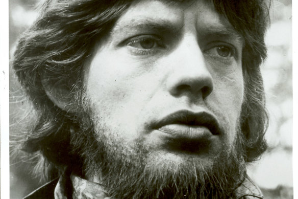 Mick Jagger and his bushranger beard.