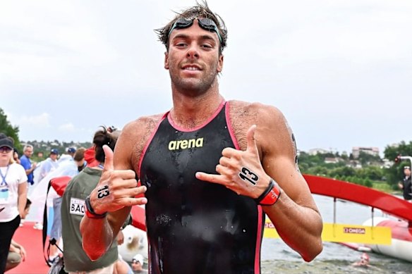 Italian swimmer and Olympic medallist Greg Paltrinieri is taking on the Rottnest Channel Swim. 