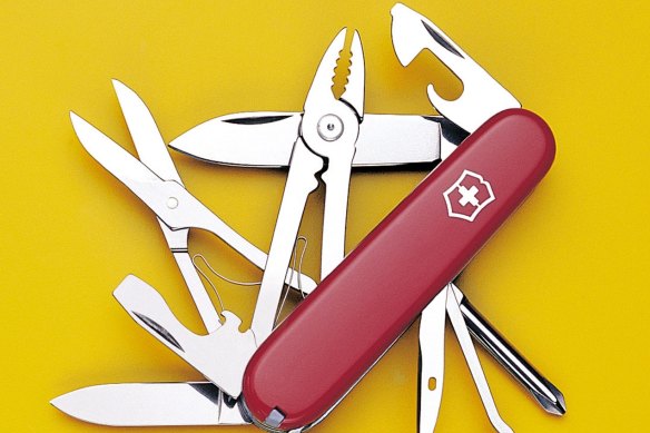 Swiss army knife goes blade less as weapon rules tighten