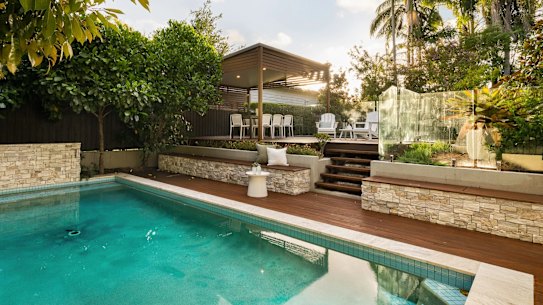 The five-bedroom house at 57 Fifth Avenue in Wilston sold at auction.