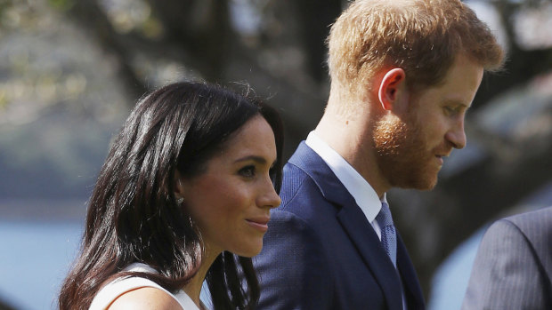 Prince Harry and Meghan, Duchess of Sussex on their recent trip to Australia.
