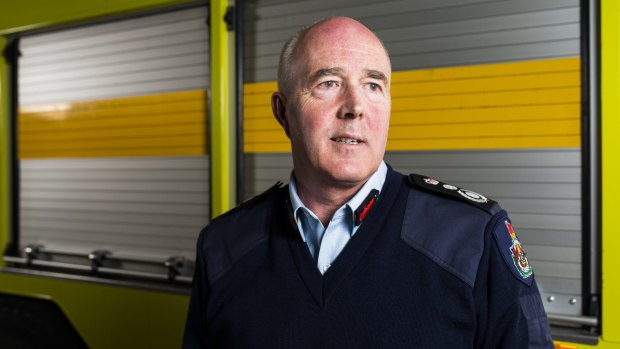 ACT Fire and Rescue chief officer Mark Brown, who along with the ACT government has been ordered to hand over United Firefighters Union members' pay records to the union.