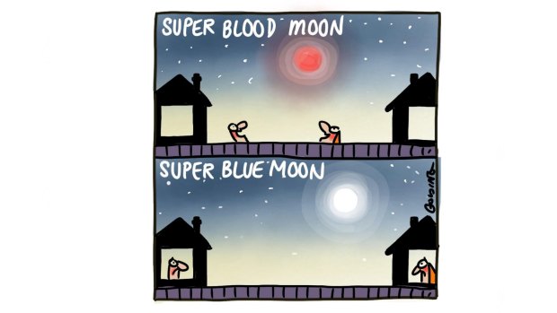 Super Blood Moon, Super Blue Moon
