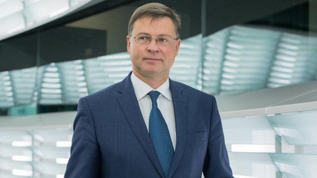 European Commission vice-president Valdis Dombrovskis says recent US tariff measures make it harder to bring China into line on trade. 