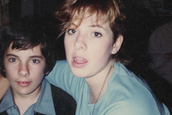 Rosie Beaumont pictured with her brother Simon when they were younger.