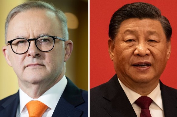 There is now an open debate within the government over whether Anthony Albanese should visit his Chinese counterpart, Xi Jinping, this year.