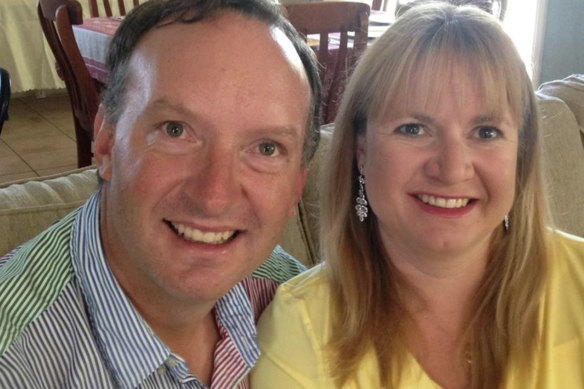 Walcha sheep grazier Mathew Dunbar with partner Natasha Beth Darcy, who has been found guilty of murdering him.