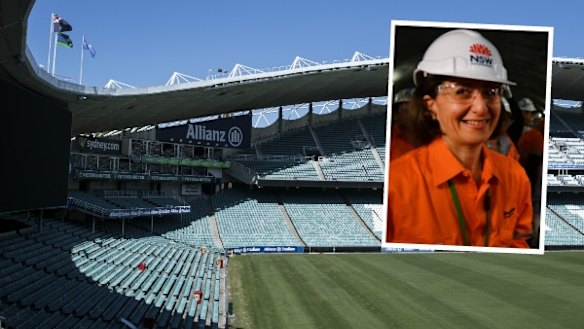 Allianz Stadium and  Premier Gladys Berejiklian.