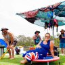 These Canberra boys created a floating backyard for Australia Day