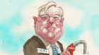 Coles chief executive Steven Cain is getting out of petrol for a cleaner and greener image.