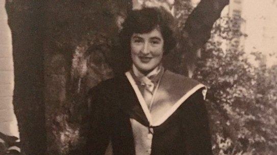 On her graduation day