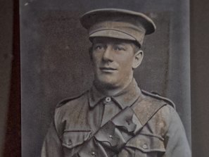 William Henry Thomas (Tom) Jewell in uniform, circa World War I.