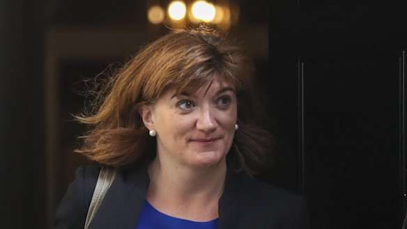 Nicky Morgan, Britain's Culture Secretary.