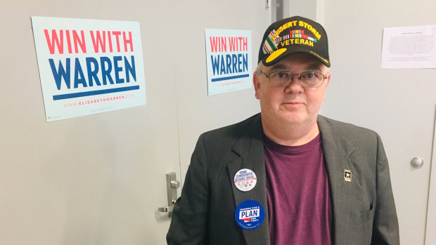 In Iowa, military veteran Joe Stutler is looking for one thing in a Democratic candidate: someone who can beat Donald Trump. 